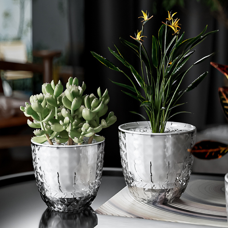 Aloe Vera Pot - Transparante Plastic Luie Planter voor Groene