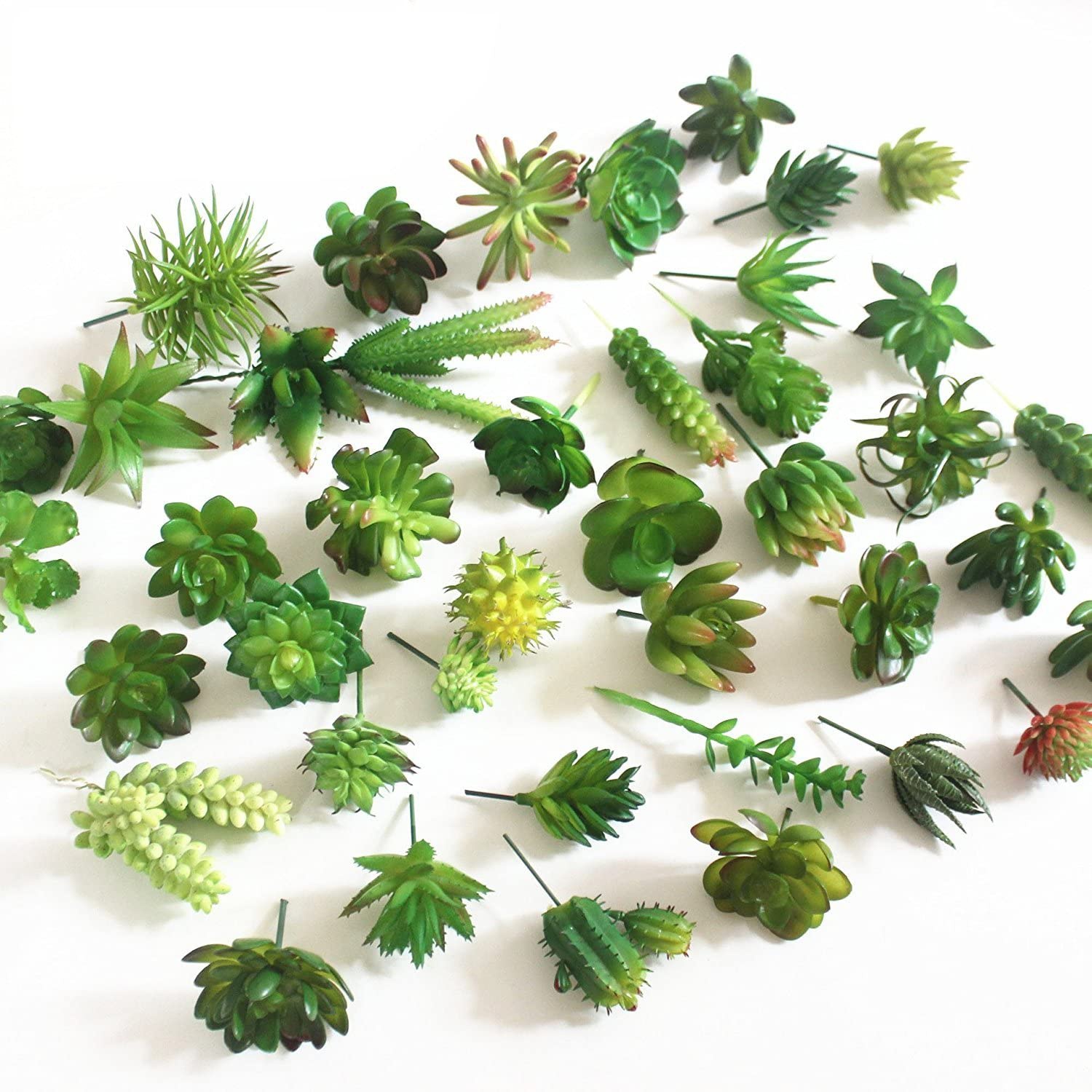 Echeveria Succulent - 15 Stuks Kunstmatige Vetplanten Decoratieve Gemengde