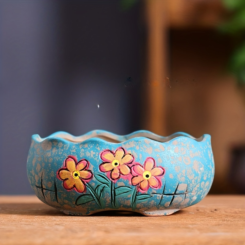 Vintage handgeschilderde keram - Aloe Vera Pot recensie en prijs