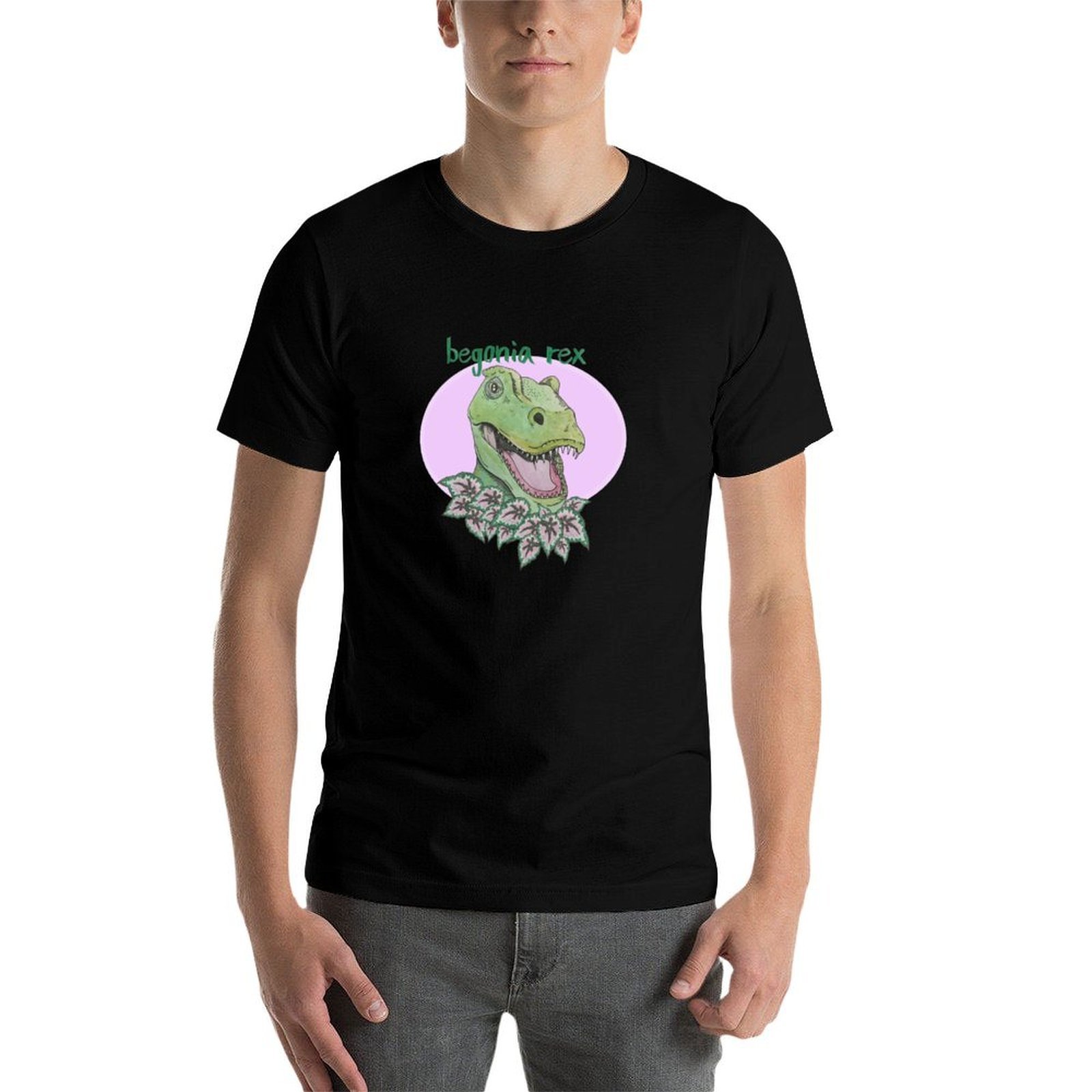 T rex begonia (roze) T-shirt Z - Begonia Rex recensie en prijs